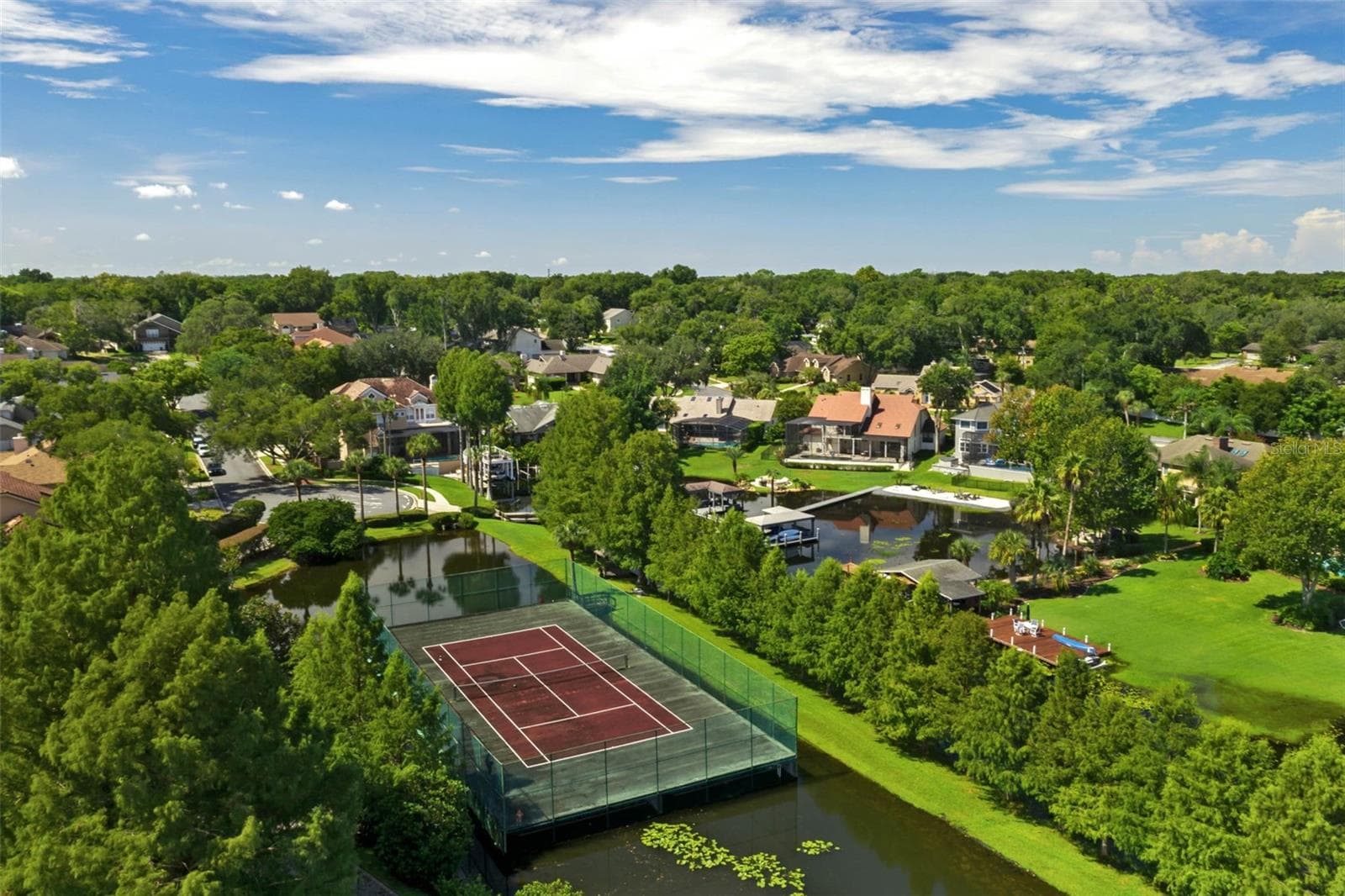 Community Tennis Court - 333 BRANTLEY CLUB PL, LONGWOOD