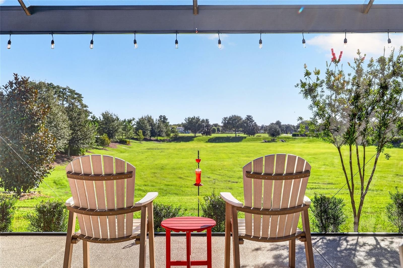 Backyard view from lanai - 8053 SW 86TH TERRACE RD, OCALA