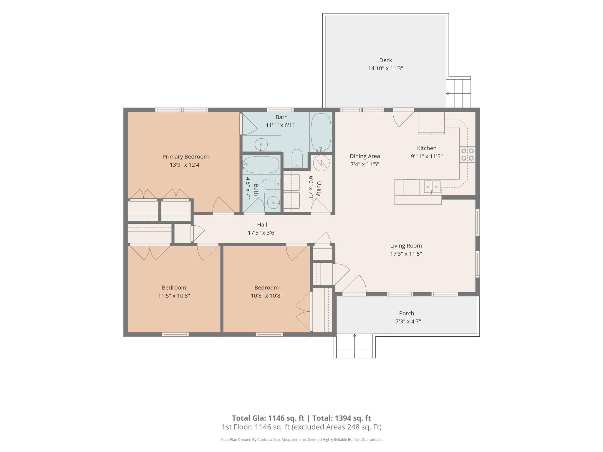 Floorplan - 1218 Calhoun Street, Rock Hill
