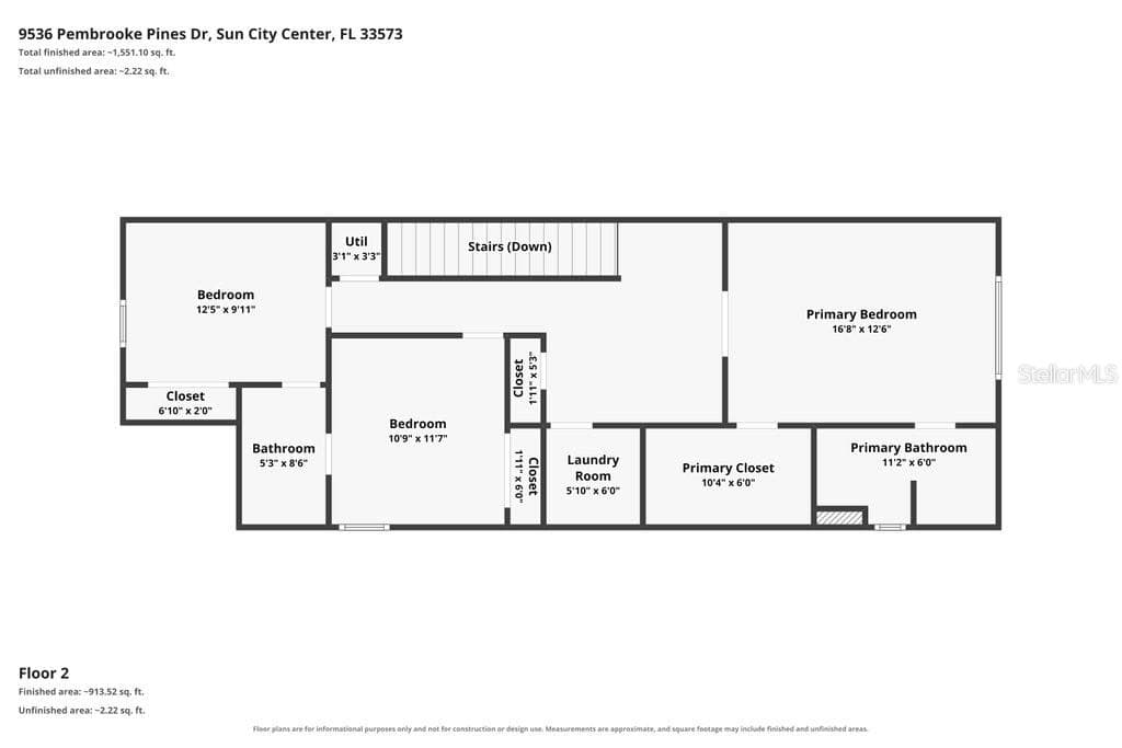 Floorplan downstairs - 9536 PEMBROOKE PINES DR, SUN CITY CENTER