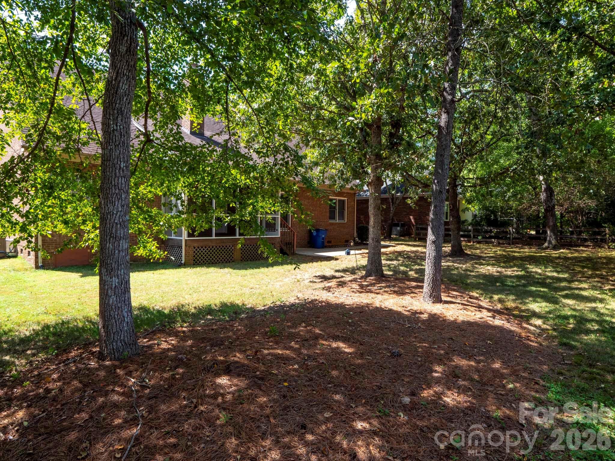 Back yard - 1137 Millwright Lane, Matthews