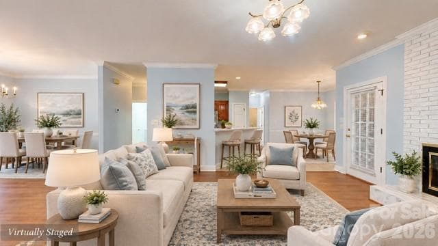 Living Dining and Breakfast - 1137 Millwright Lane, Matthews