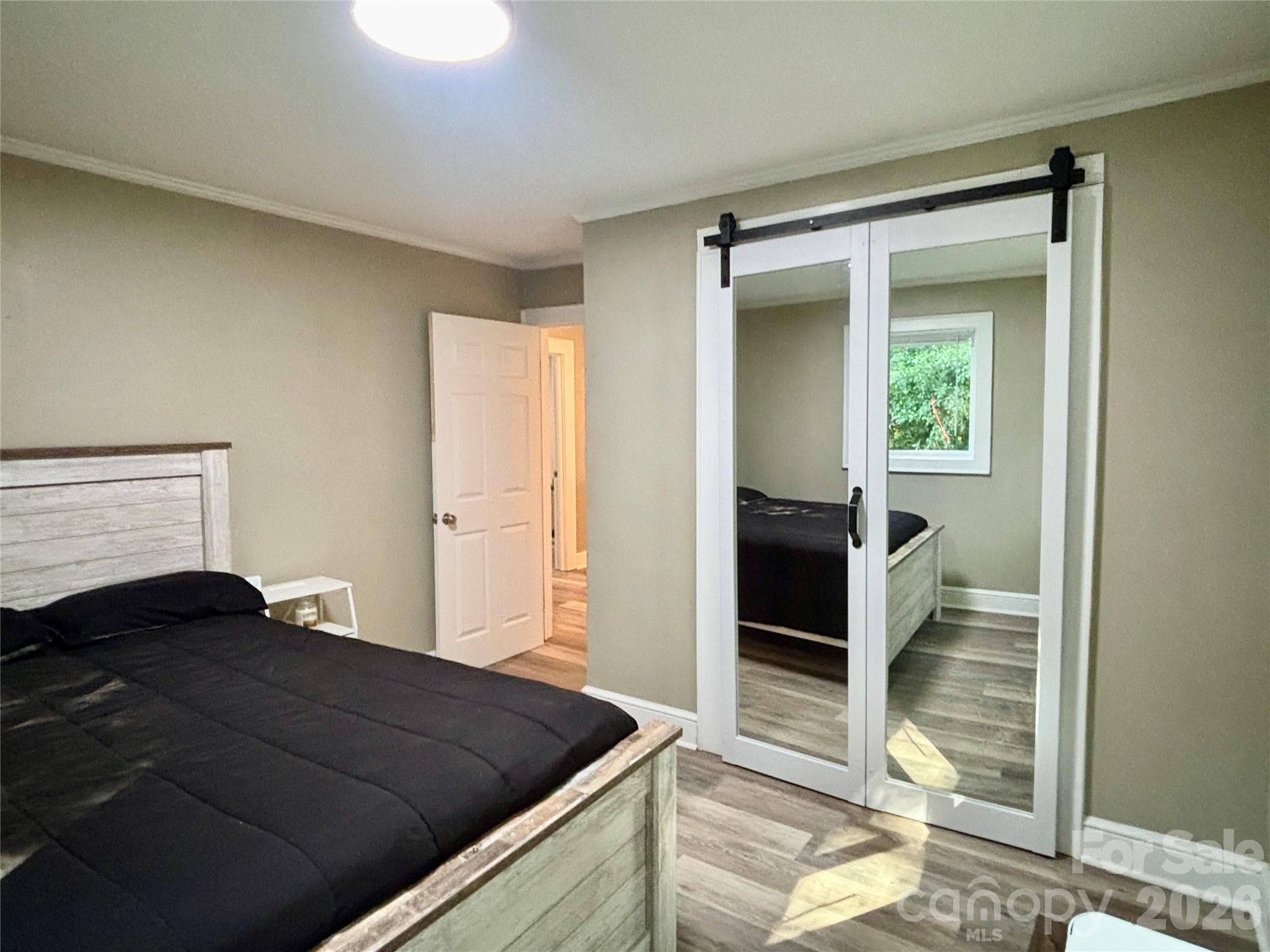 Mirrored Barn Doors - 6622 Mountain Grove Road, Hickory