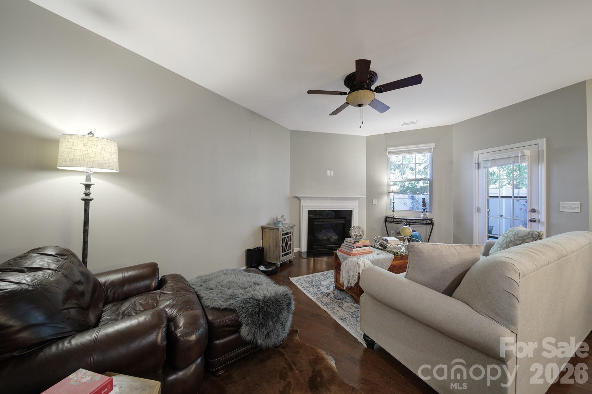 Family Room with Fireplace - 7021 Woodsbay Lane, Rock Hill