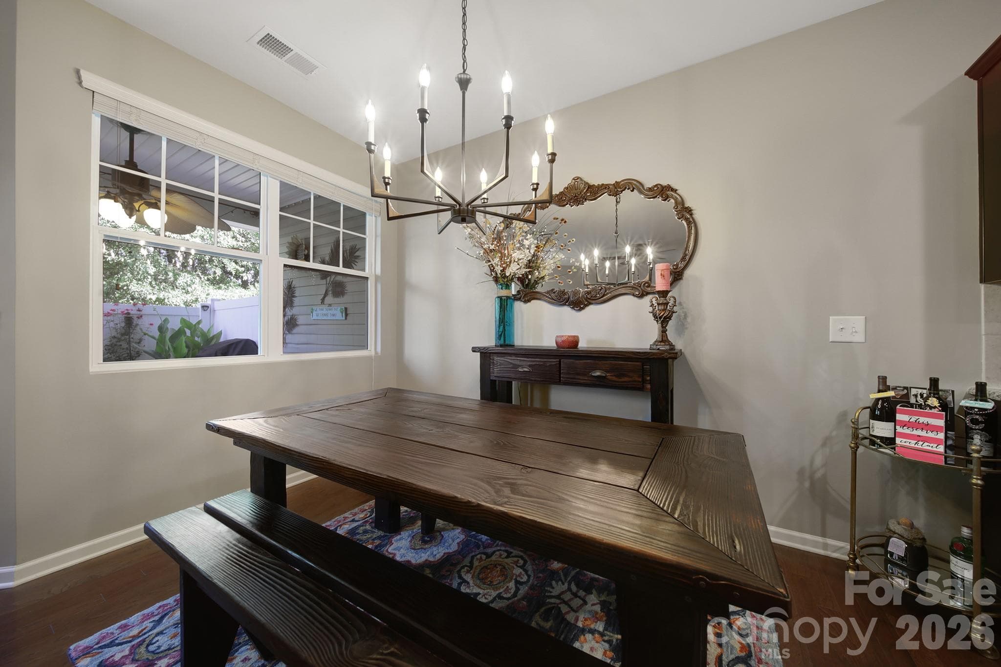 Dining Area - 7021 Woodsbay Lane, Rock Hill