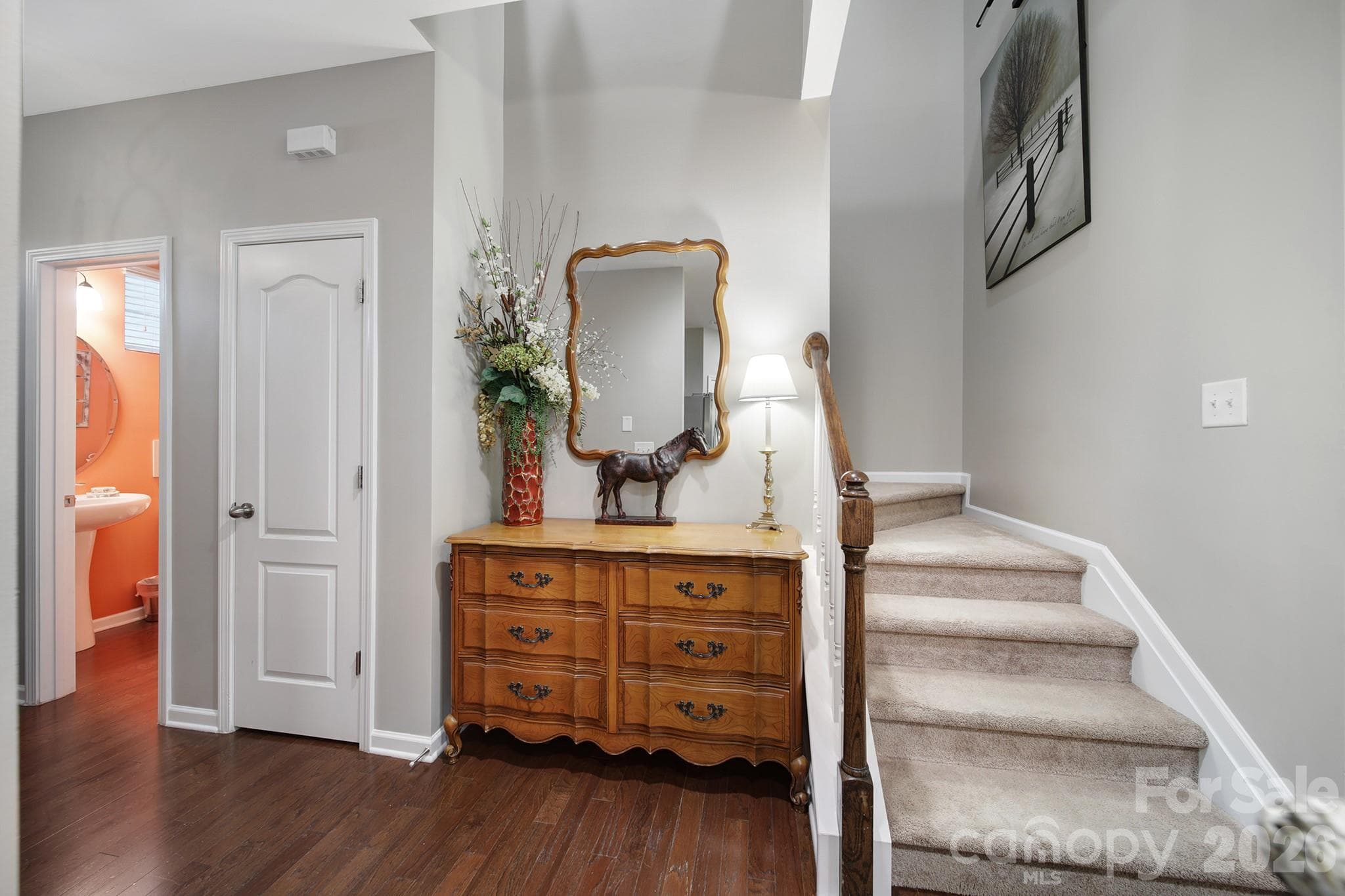 Front Hallway - 7021 Woodsbay Lane, Rock Hill
