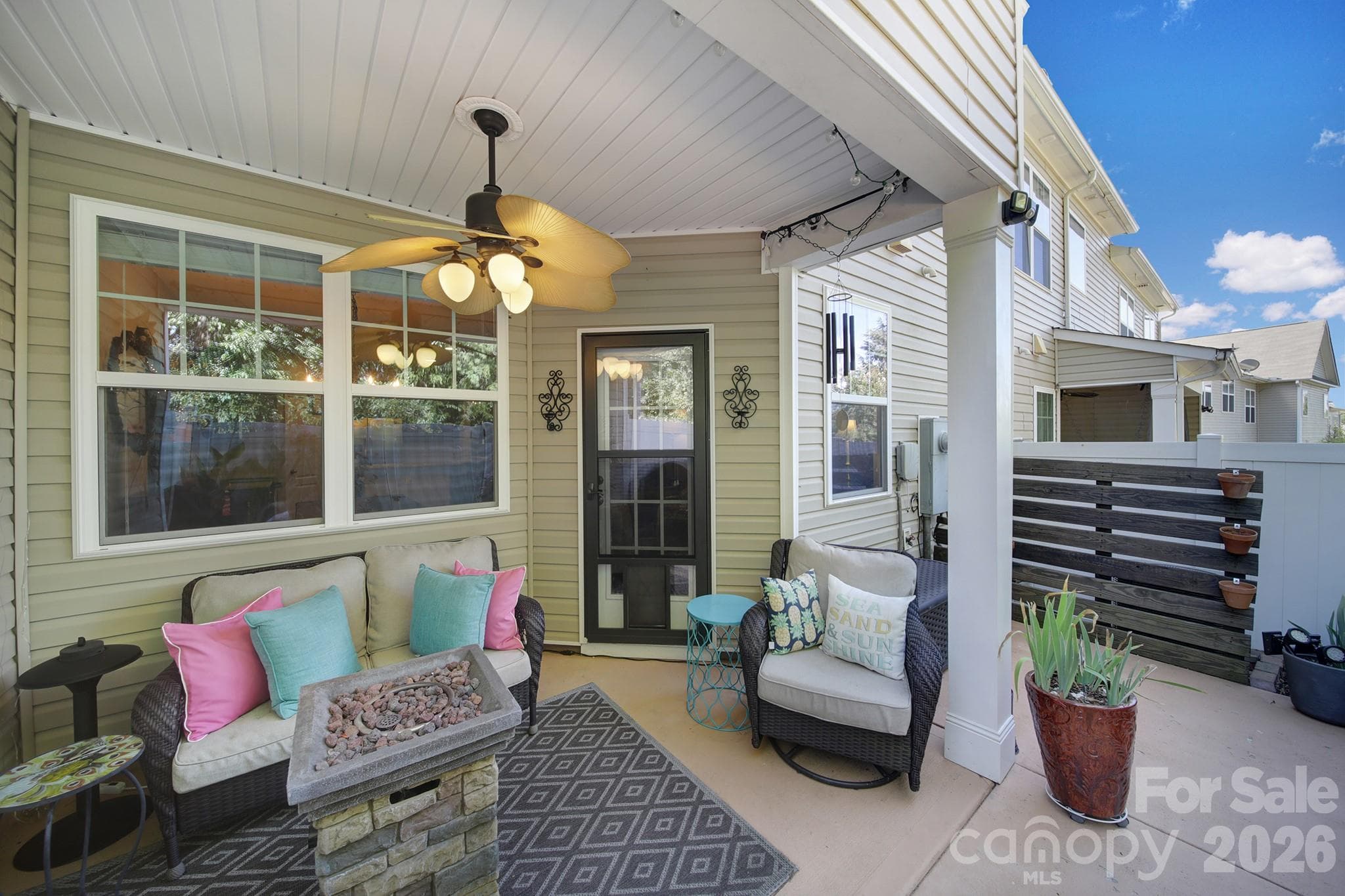 Enclosed Rear Extended Patio - 7021 Woodsbay Lane, Rock Hill