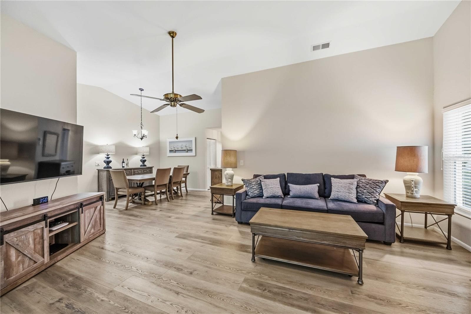 Living Room open to dining area - 680 LINDEN DR, ENGLEWOOD