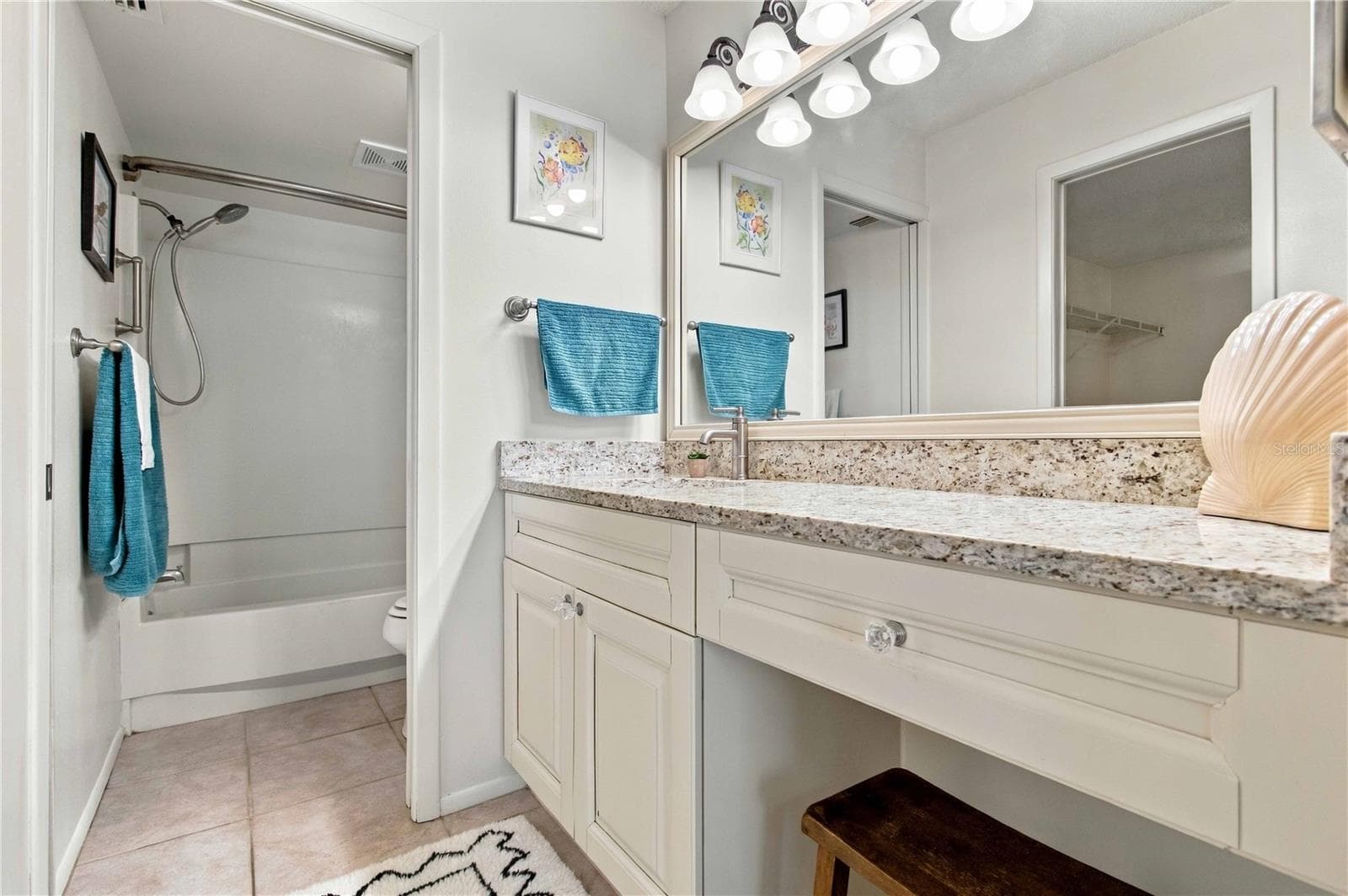 Primary Bath - 7294 CLOISTER DR #23, SARASOTA