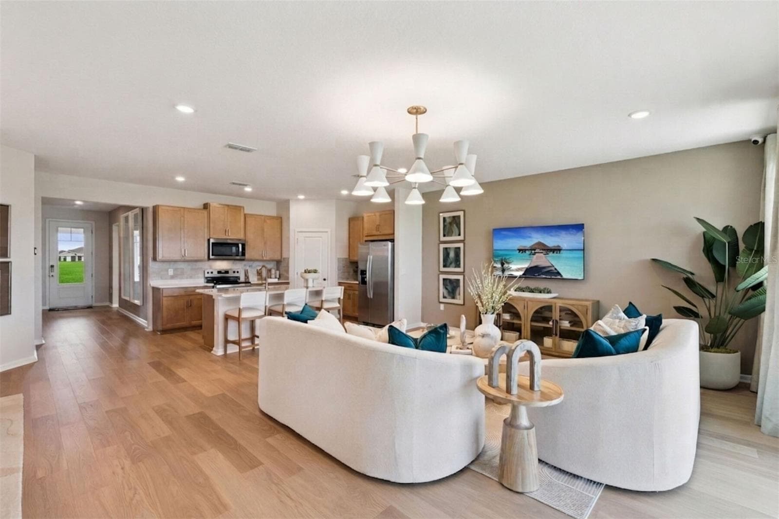 Lakeside at Satilla Talbot Model Great Room - 5090 SALADO DR, ST CLOUD