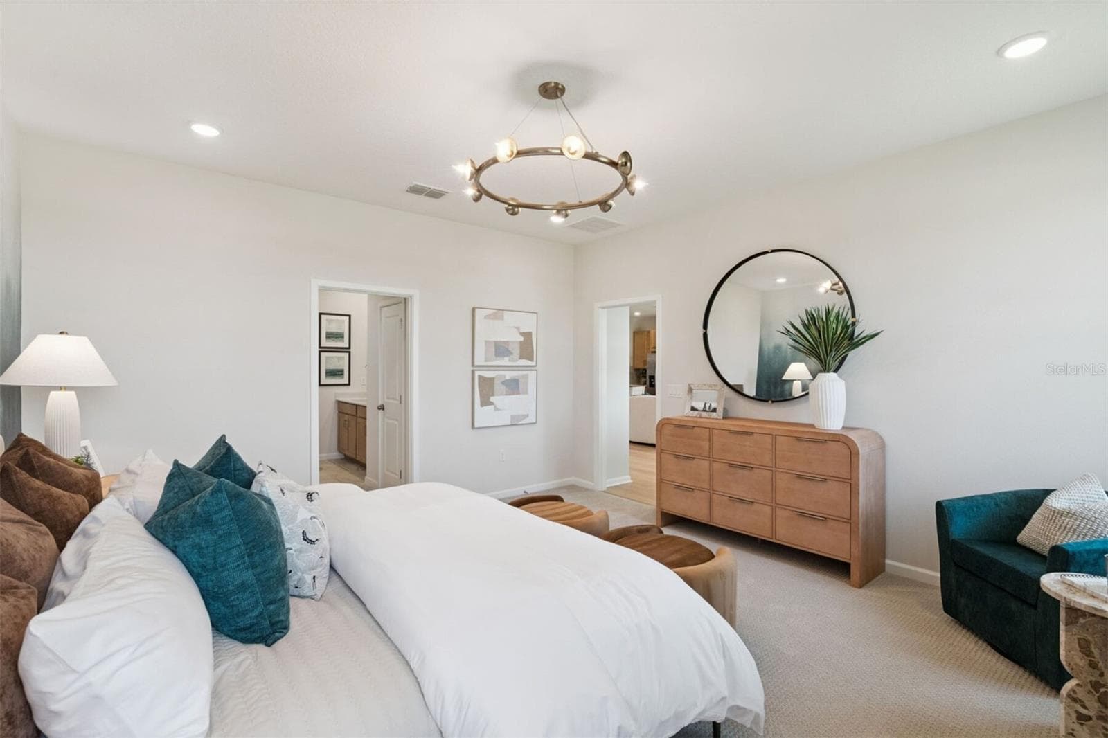 Lakeside at Satilla Talbot Model Primary Bedroom - 5090 SALADO DR, ST CLOUD
