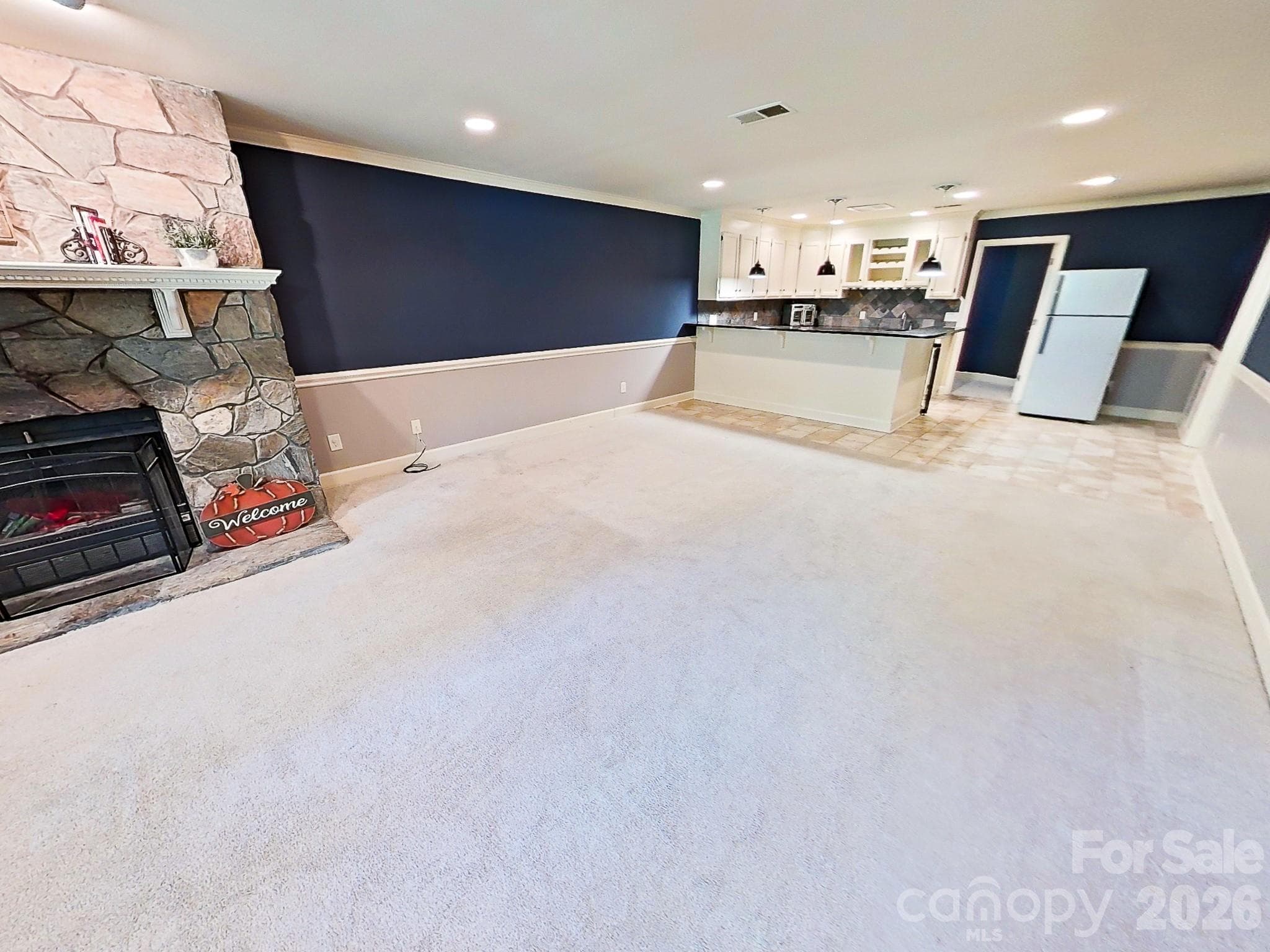 Basement Living Room - 1004 Kenilworth Court NW, Concord