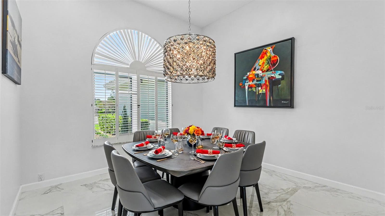 Dining Room with window overlooking front yard - 3417 BARLEY CT, LAKELAND