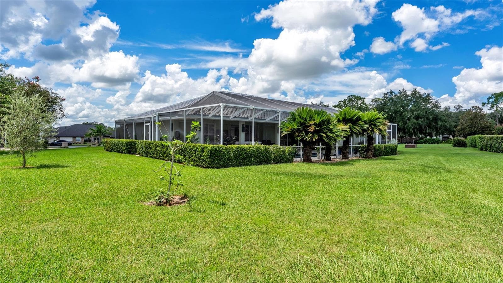 East side yard - 3417 BARLEY CT, LAKELAND