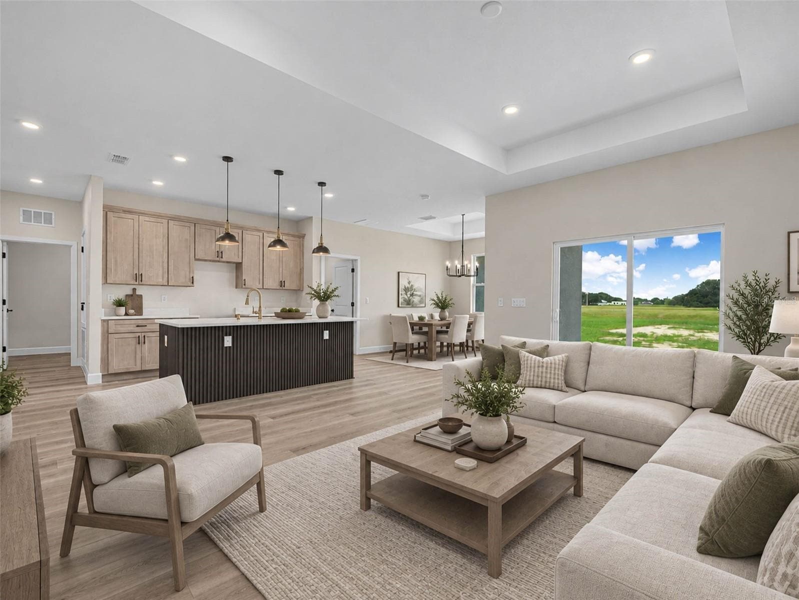 Living, kitchen and dining AI - 325 COSTA BRAVO DR, SEBRING