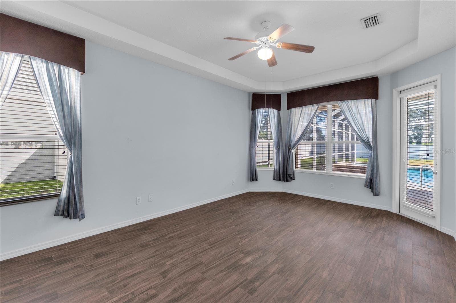 Primary Bedroom with private access to Pool/Patio - 2927 122ND PL E, PARRISH