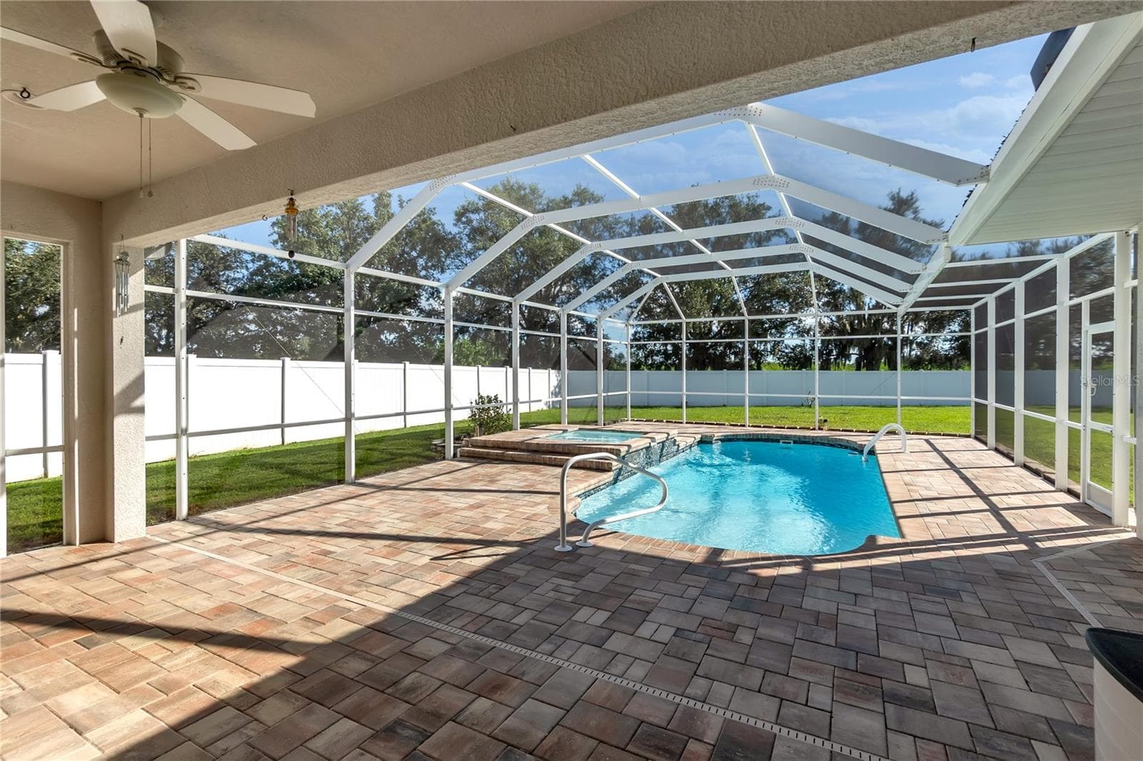 Expansive Paver Pool/Patio Area - 2927 122ND PL E, PARRISH
