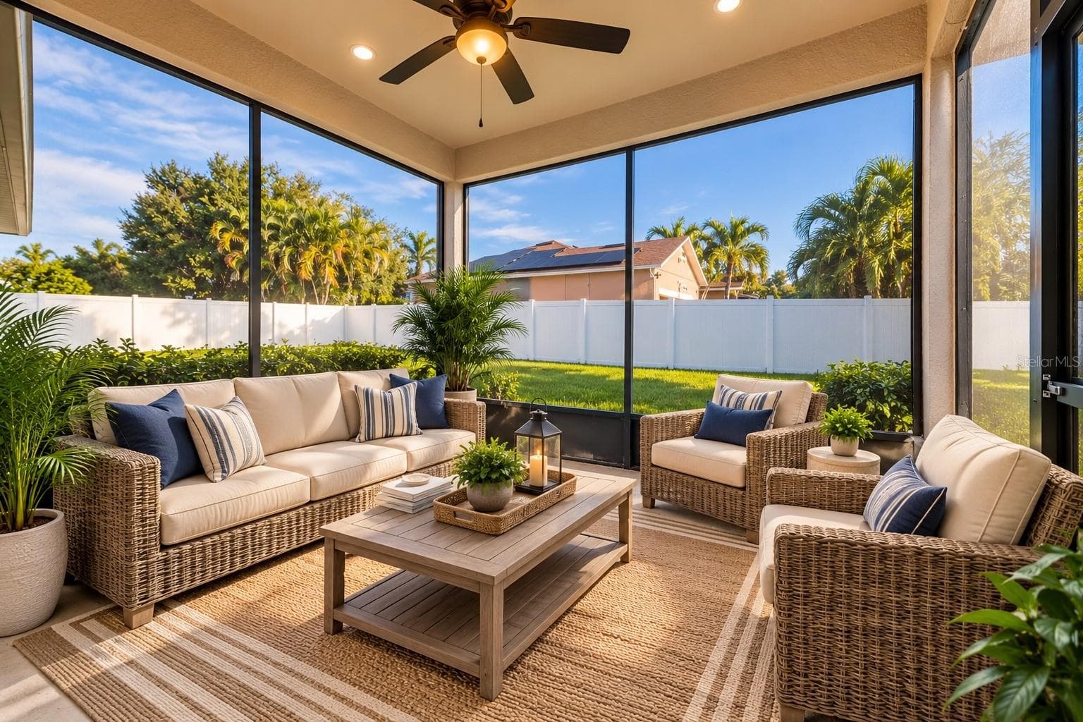 Back Lanai Virtual Staged - 115 64TH AVE E, BRADENTON