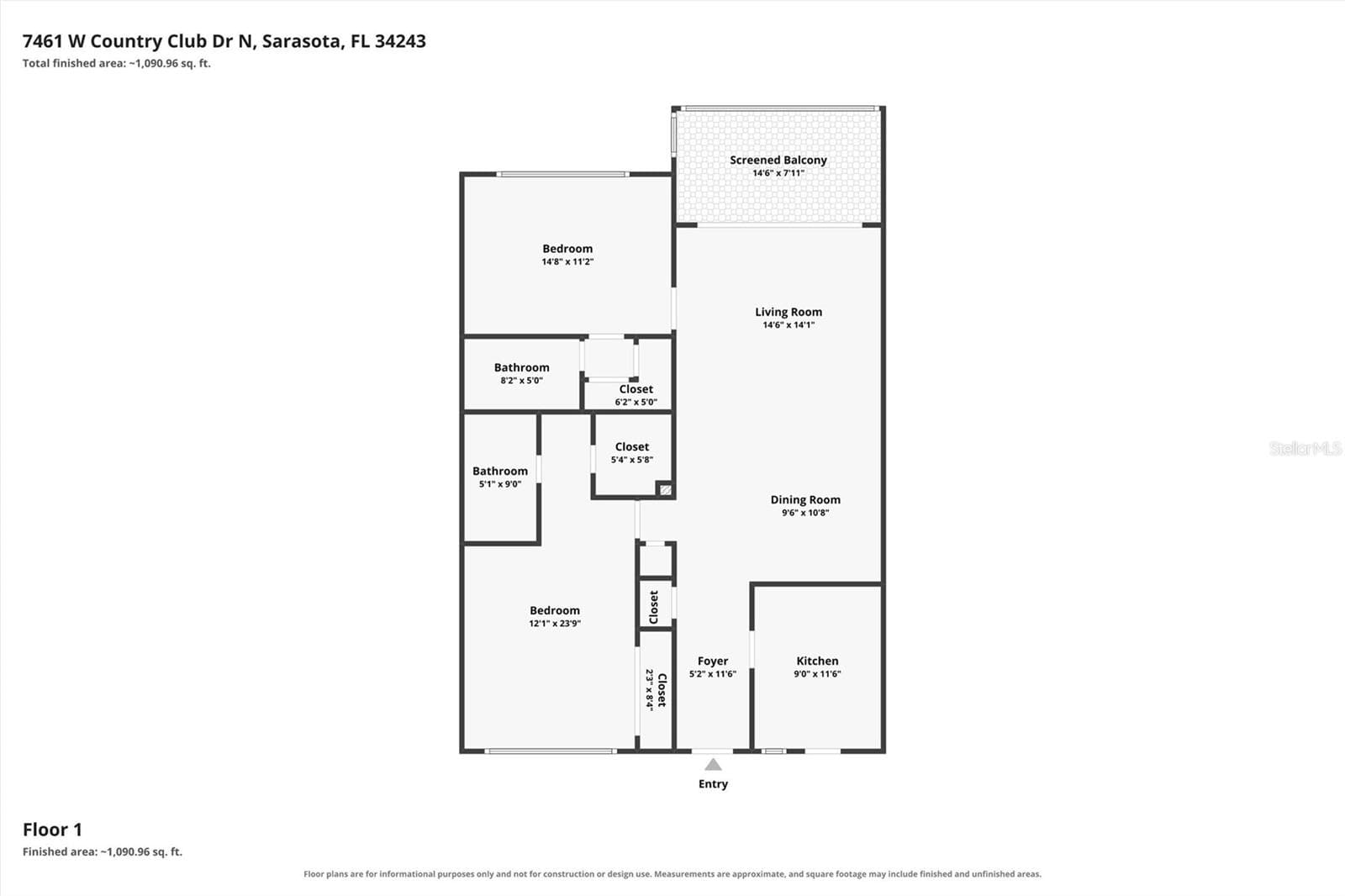 Condominium at 7461 W COUNTRY CLUB DR N #408, SARASOTA, photo 9 of 73