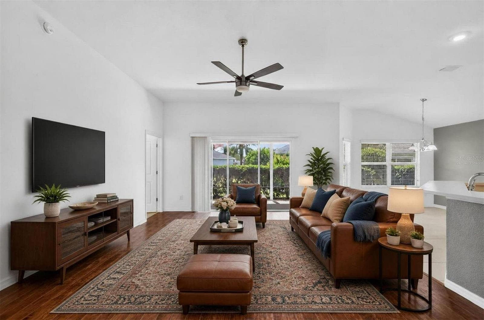 Living Room-Virtually Staged - THE VILLAGES, THE VILLAGES