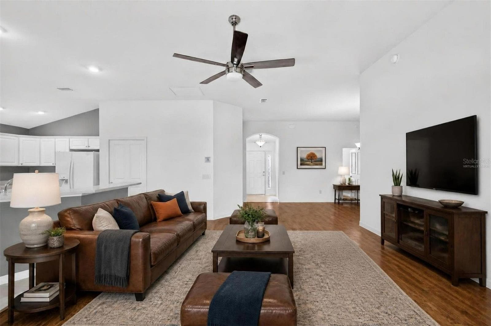 Living Room-Virtually Staged - THE VILLAGES, THE VILLAGES