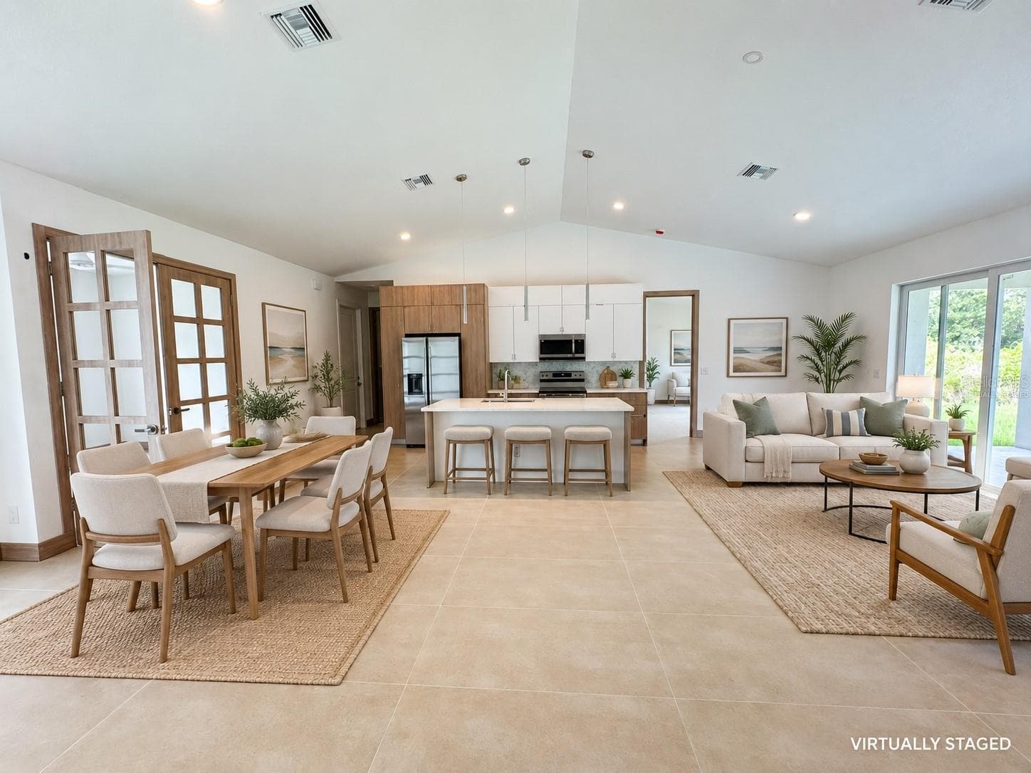 Living room/Kitchen- Virtually staged - 3259 LANGMAID AVE, NORTH PORT