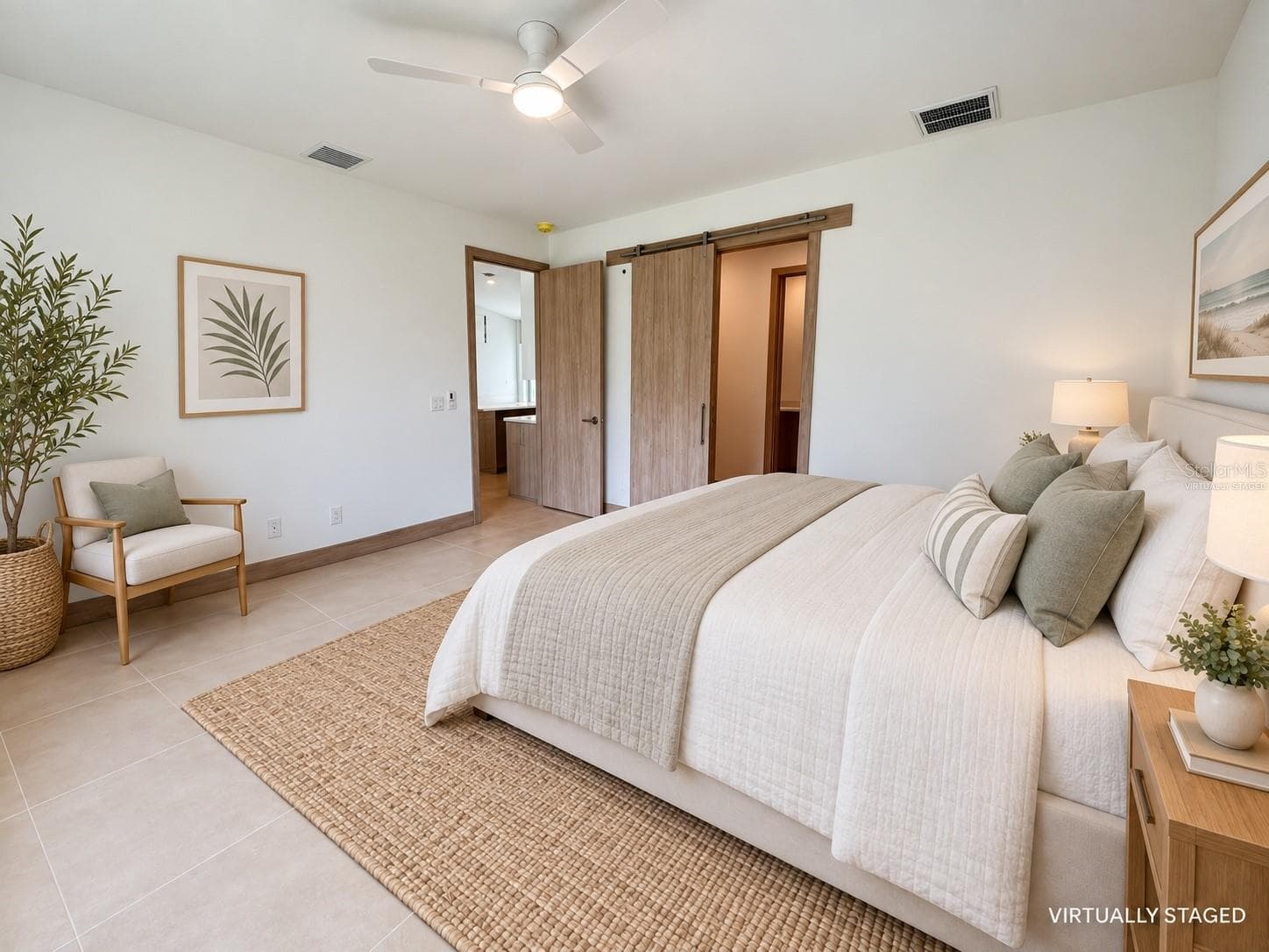 Primary bedroom-Virtually staged - 3259 LANGMAID AVE, NORTH PORT