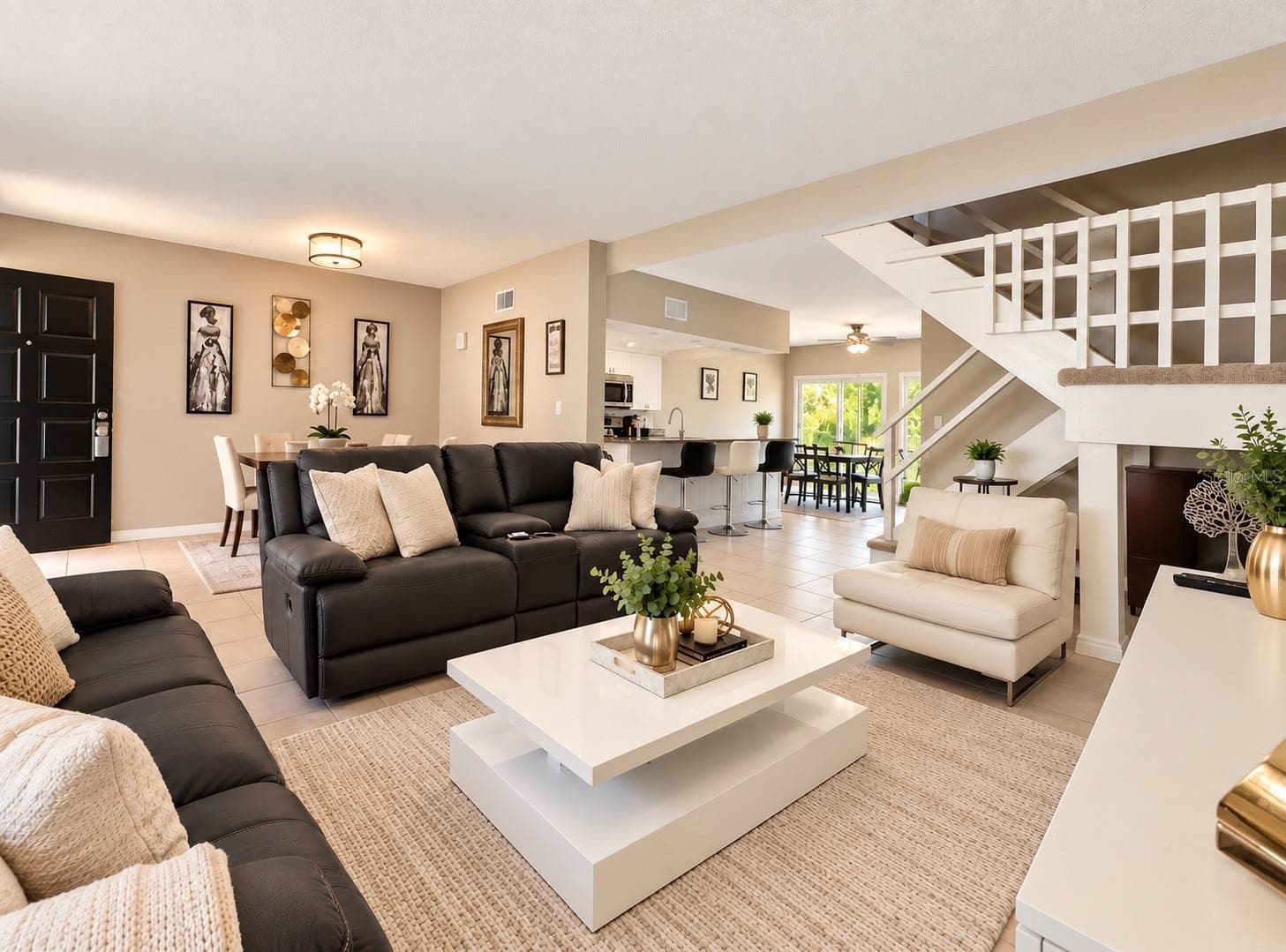 living - 5434 SADDLEBROOK WAY #3, WESLEY CHAPEL