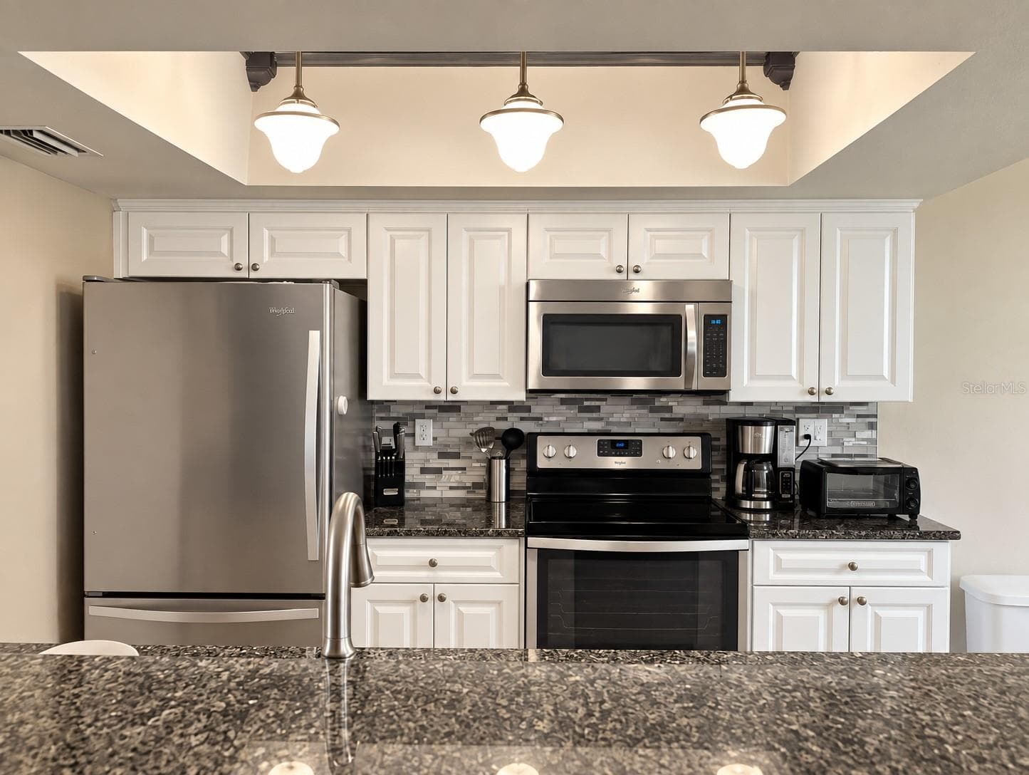 kitchen front view - 5434 SADDLEBROOK WAY #3, WESLEY CHAPEL