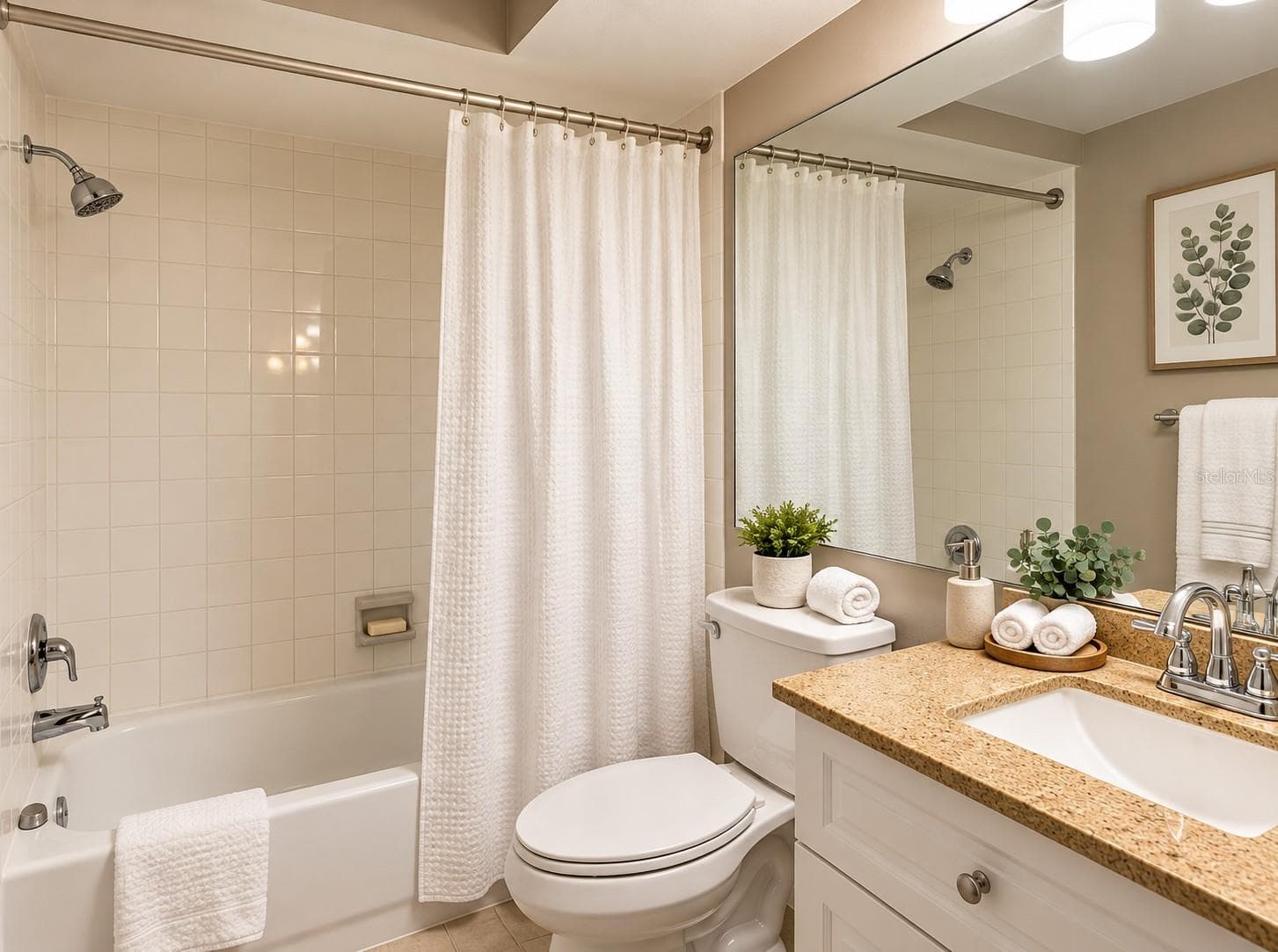 second bath - 5434 SADDLEBROOK WAY #3, WESLEY CHAPEL