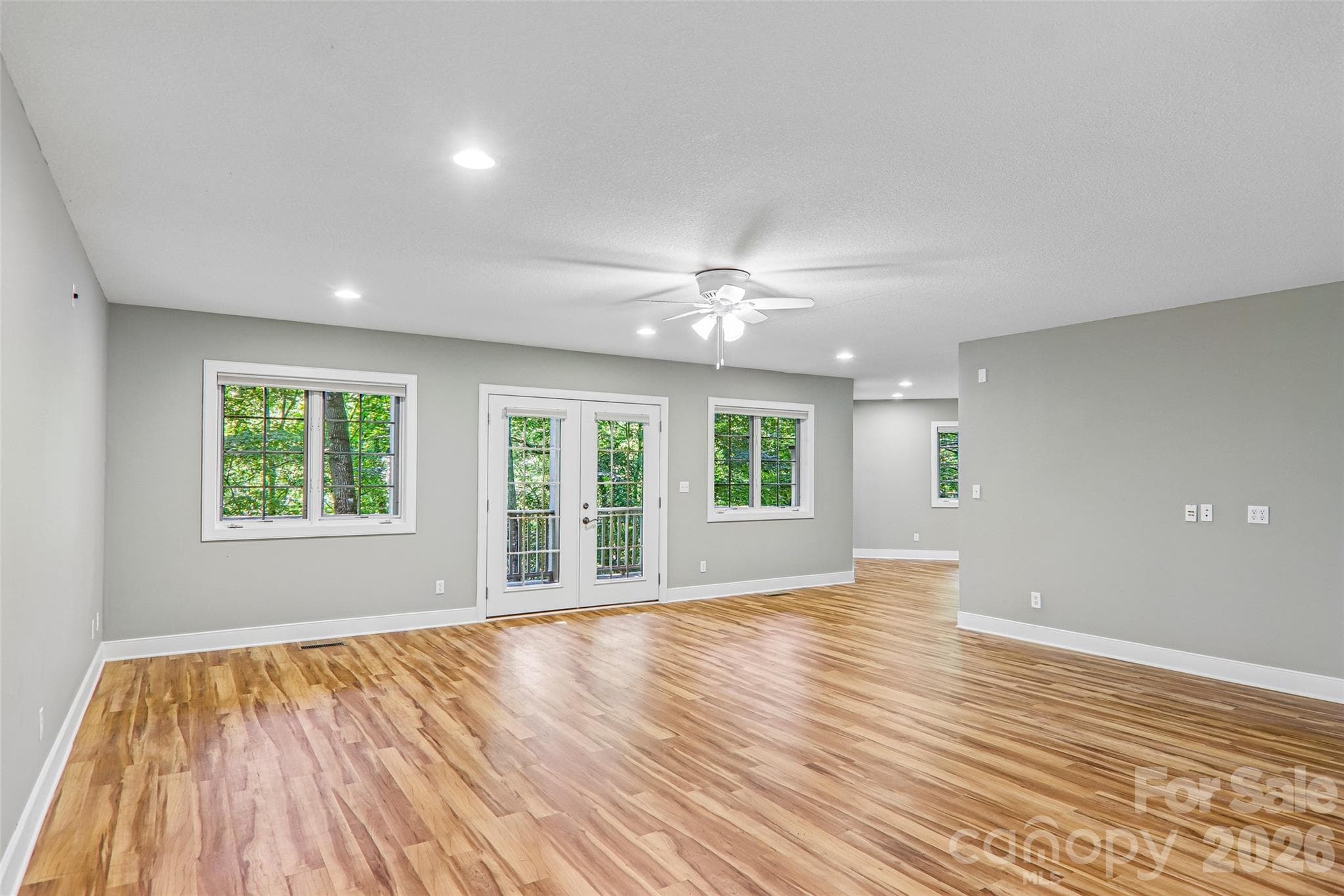 Basement living area - 361 Mills River Way, Horse Shoe