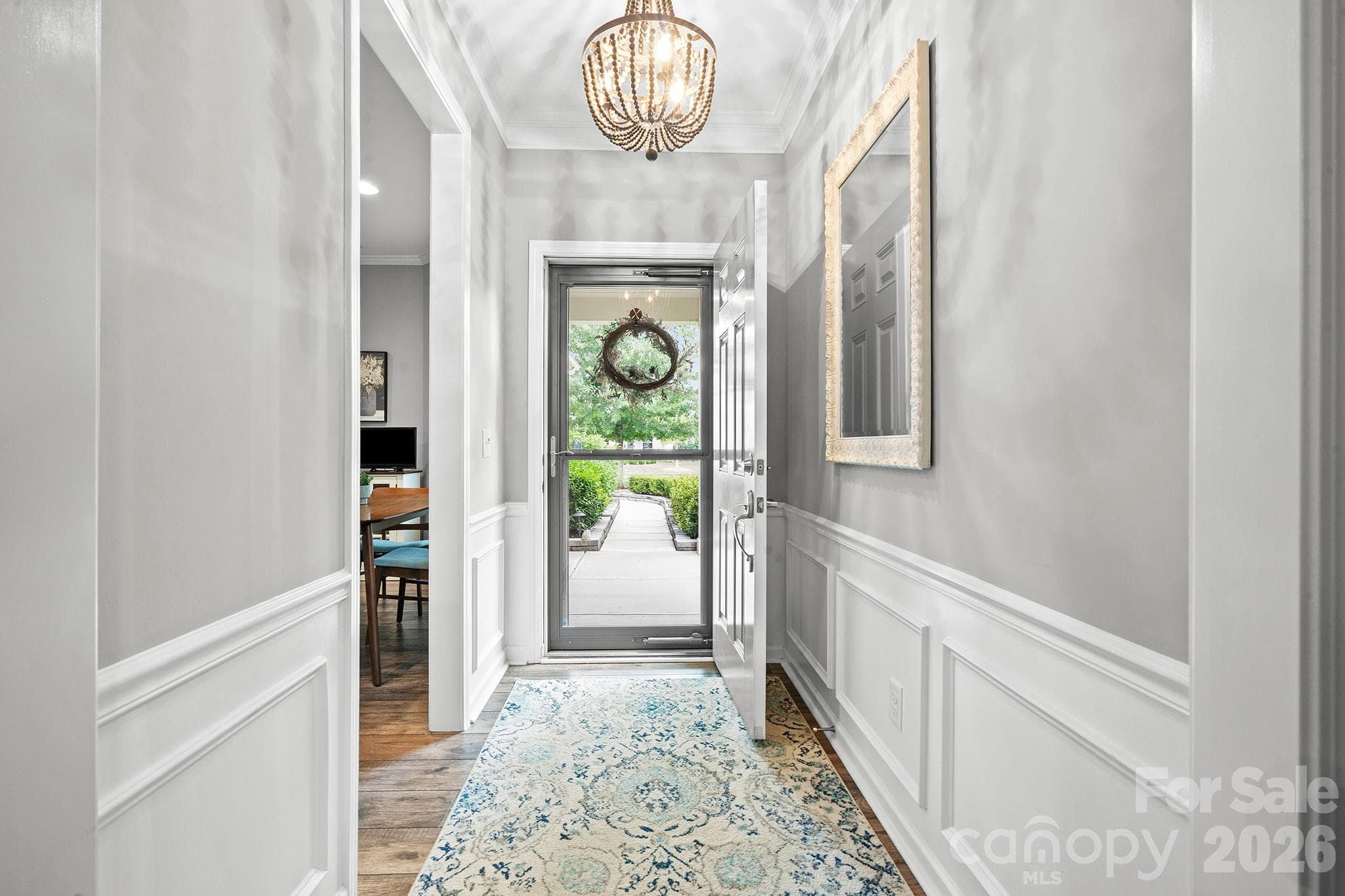 Front Hallway.  Storm/Screen Door. - 1018 Kirby Drive, Fort Mill