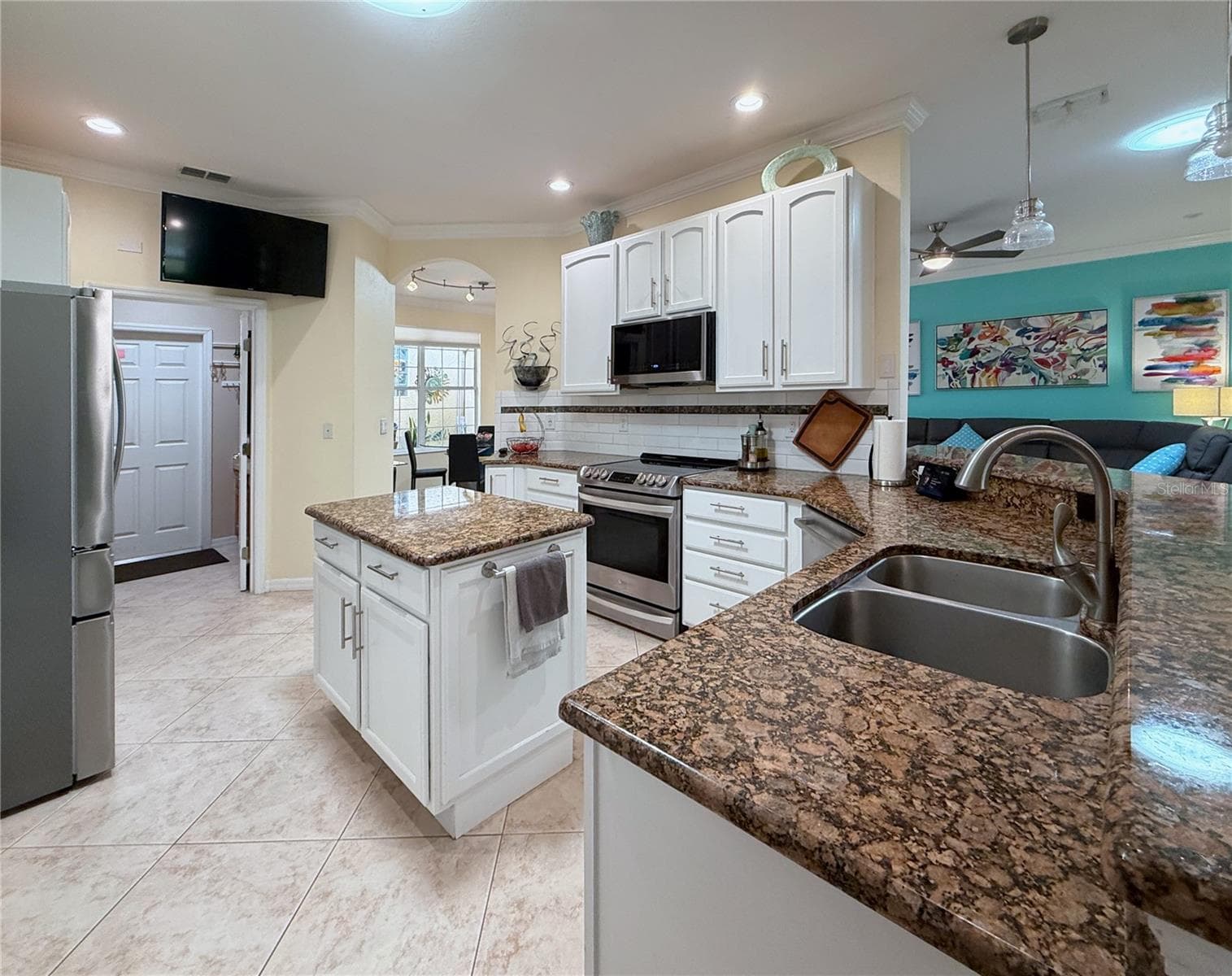 Huge Kitchen: Stainless Steel Appliances - 157 SORRENTO RD, POINCIANA
