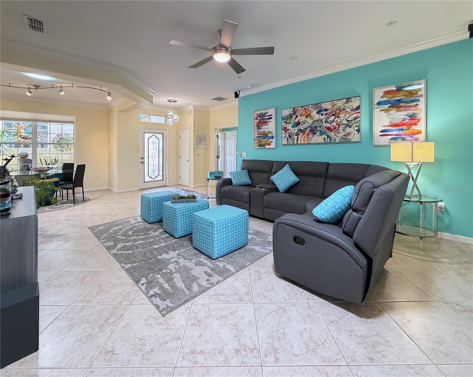 Living Room: Great for Entertaining - 157 SORRENTO RD, POINCIANA