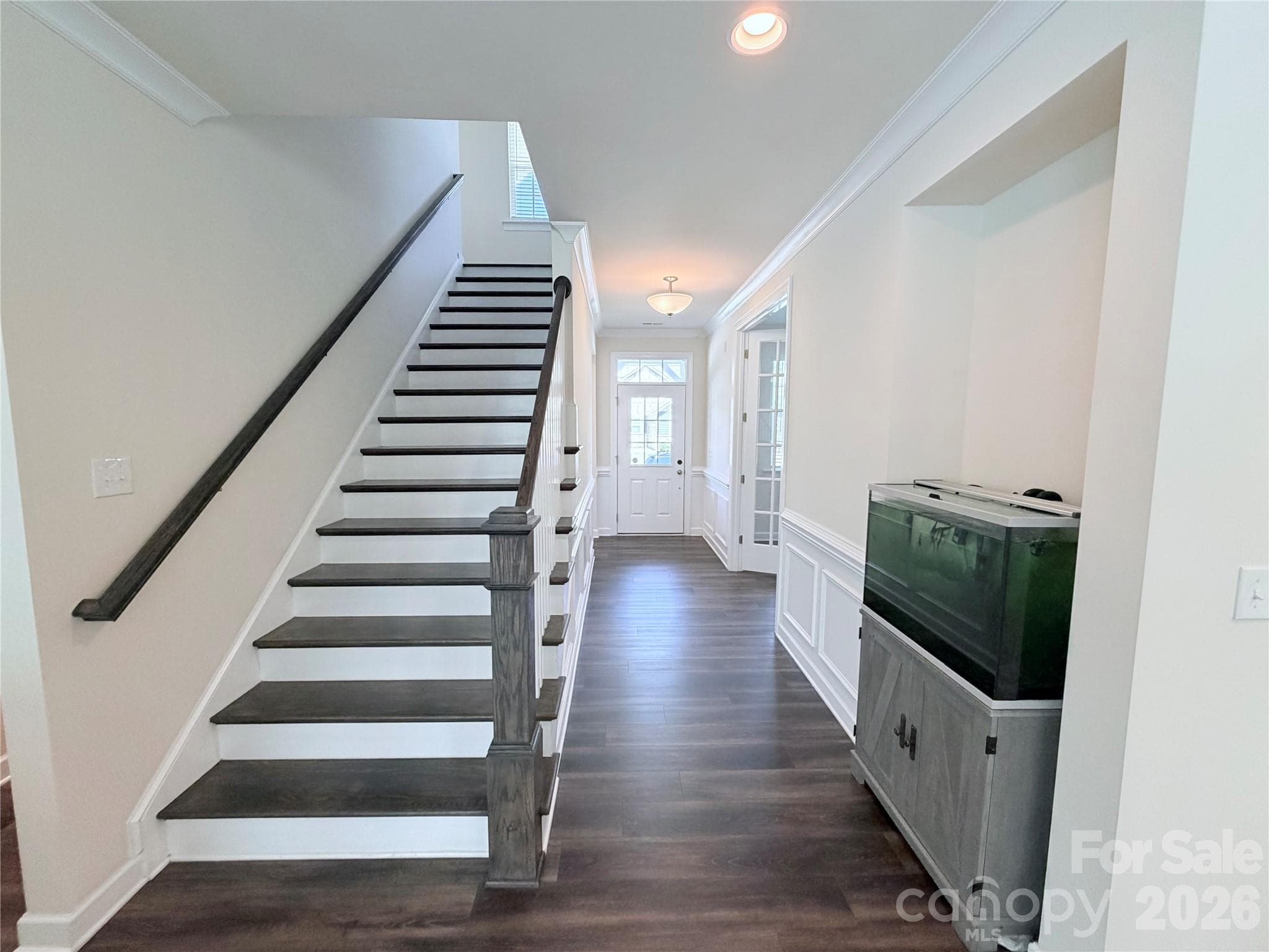 Stairs to upper level - 5070 Watersail Way, Lake Wylie