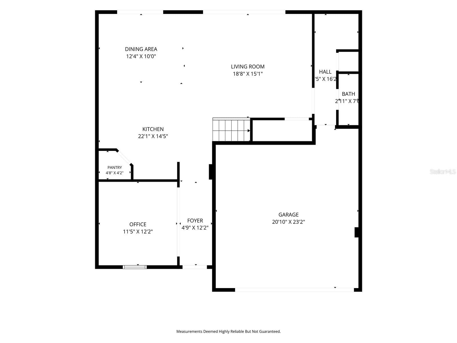 First Floor Floorplan - 1750 STANDING ROCK CIR, WINTER GARDEN