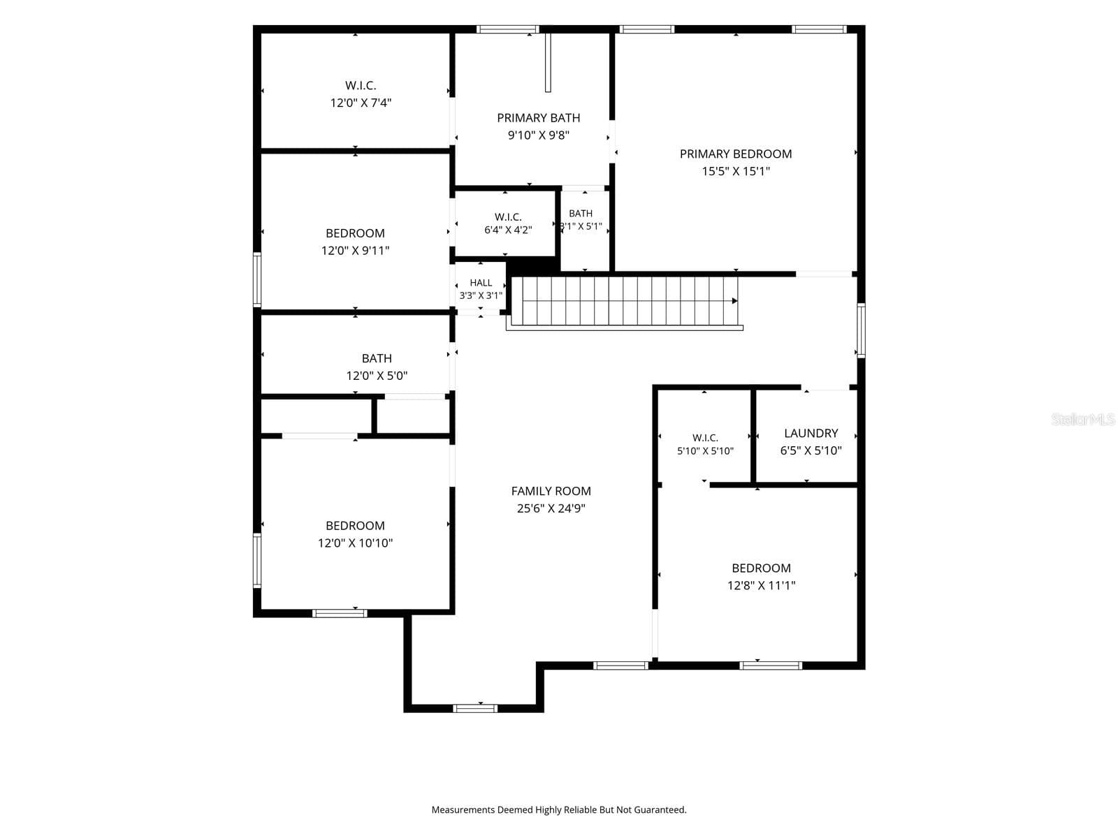 Second Floor Floorplan - 1750 STANDING ROCK CIR, WINTER GARDEN