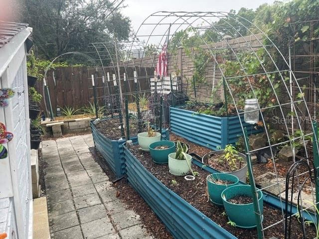 Raised garden beds soil is ready for planting - 2250 SPRINGWOOD CIR W, CLEARWATER