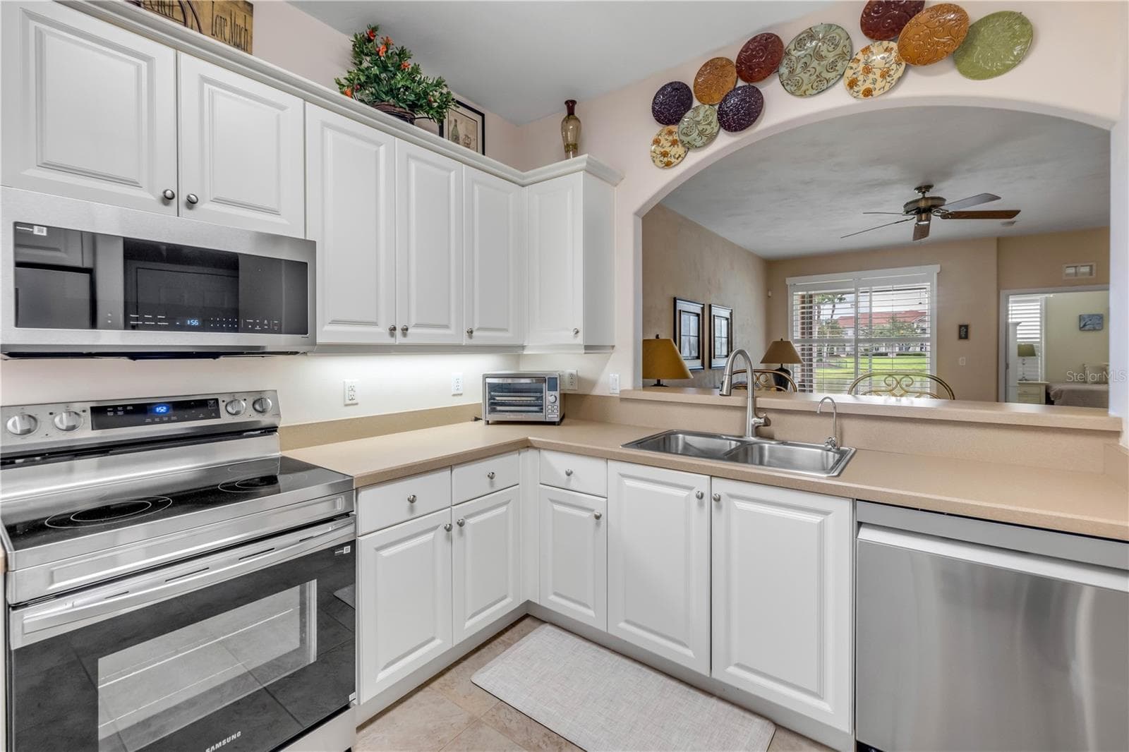 Kitchen with NEW stainless appliances - 3580 CASALTA CIR, NEW SMYRNA BEACH