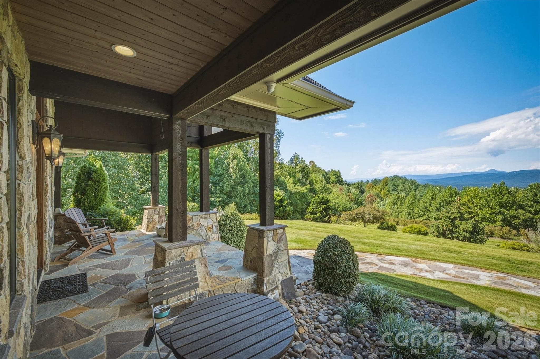 View from front porch - Lenoir