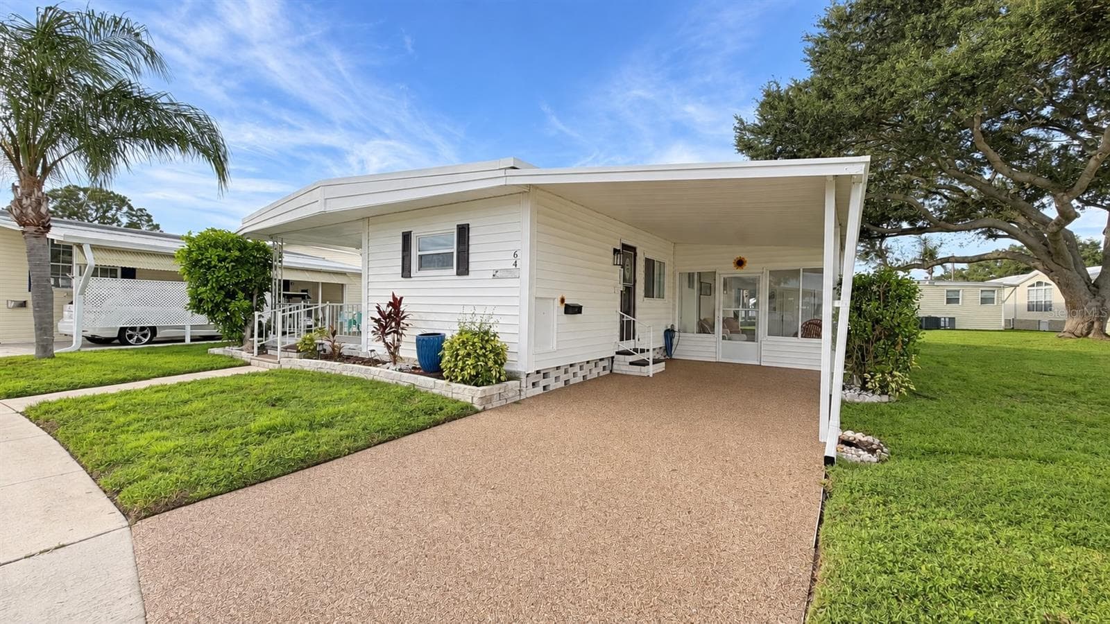 driveway long enough for 3 cars - 1100 BELCHER RD S #64, LARGO