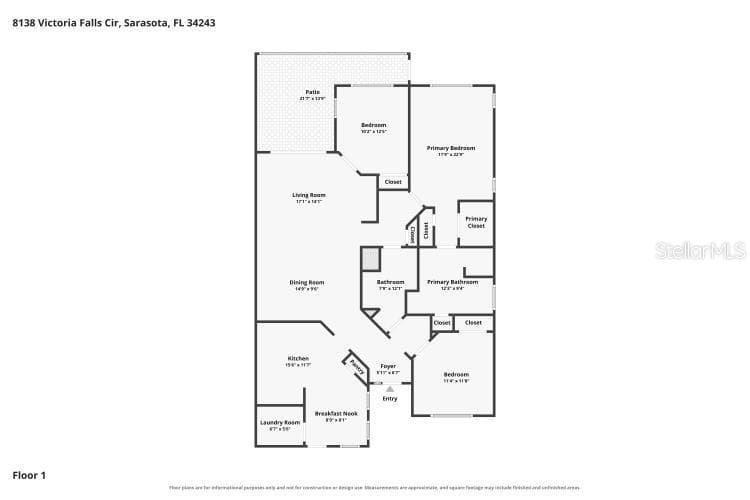 8138 Floor Plan - 8138 VICTORIA FALLS CIR, SARASOTA
