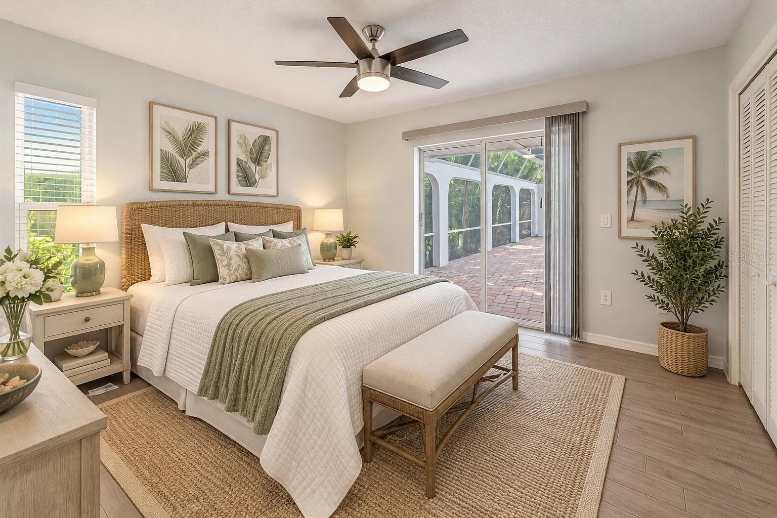 Virtually StagedGuest Bedroom 2 - 6840 COUNTRY LAKES CIR, SARASOTA