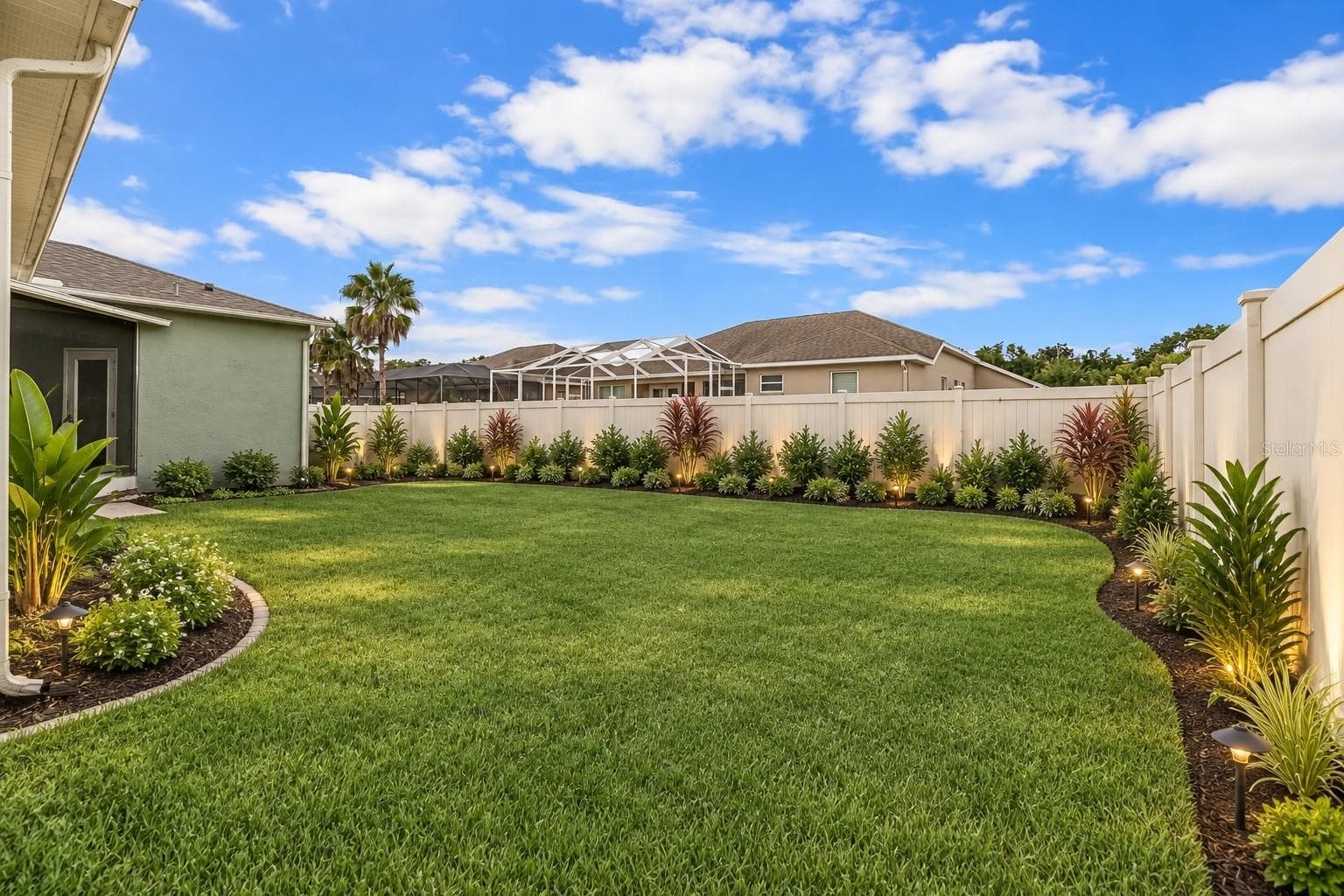 Staged backyard 2 - 7040 FRASCATI LOOP, WESLEY CHAPEL