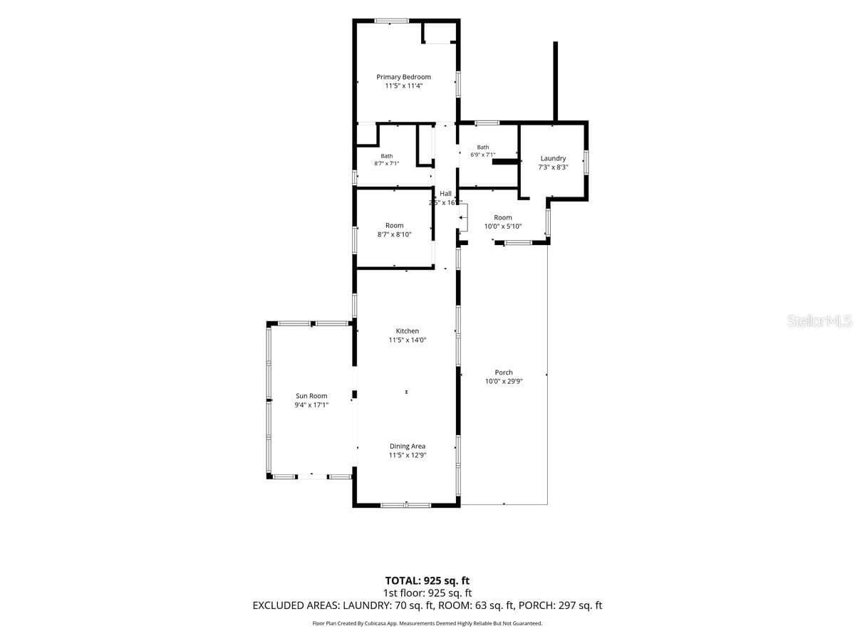 Room Measurements - 1314 TEAKWOOD LN, LADY LAKE