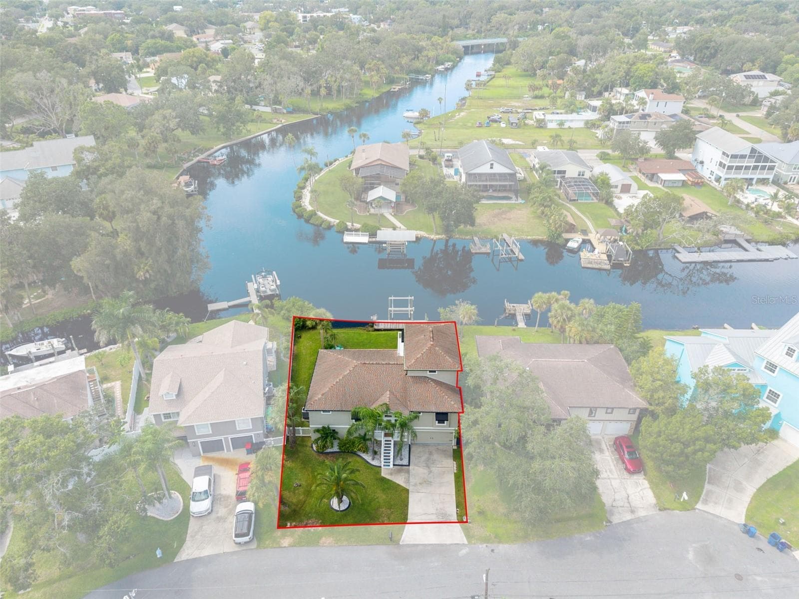 Lot lines - 5517 TROPIC DR, NEW PORT RICHEY