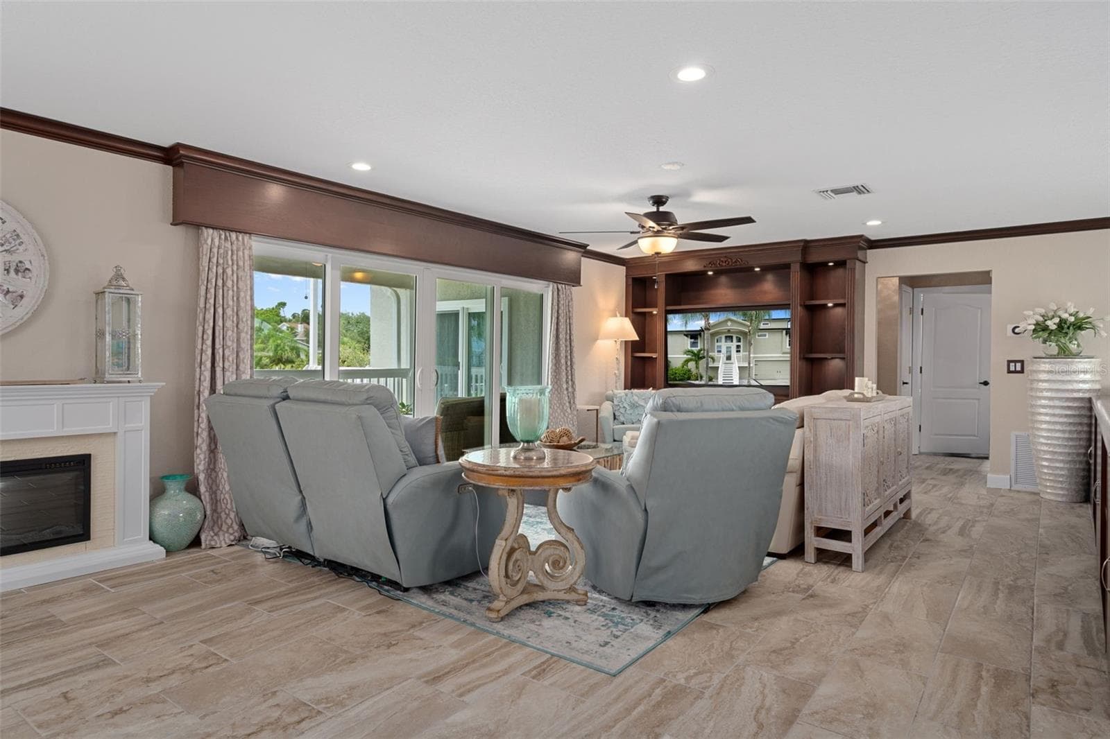 Living room - 5517 TROPIC DR, NEW PORT RICHEY