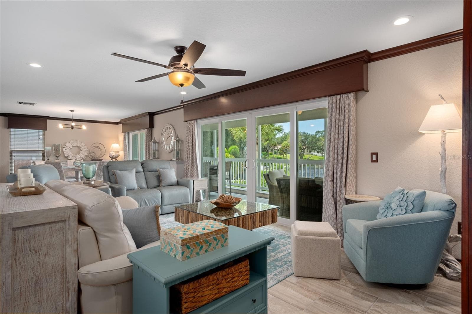 Living room - 5517 TROPIC DR, NEW PORT RICHEY
