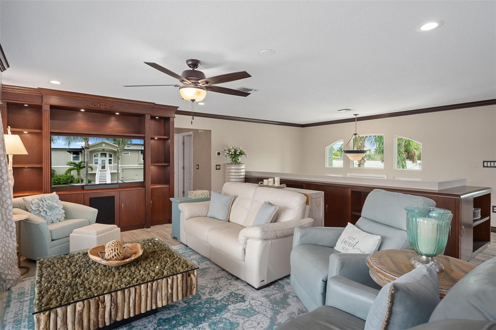 Living room - 5517 TROPIC DR, NEW PORT RICHEY