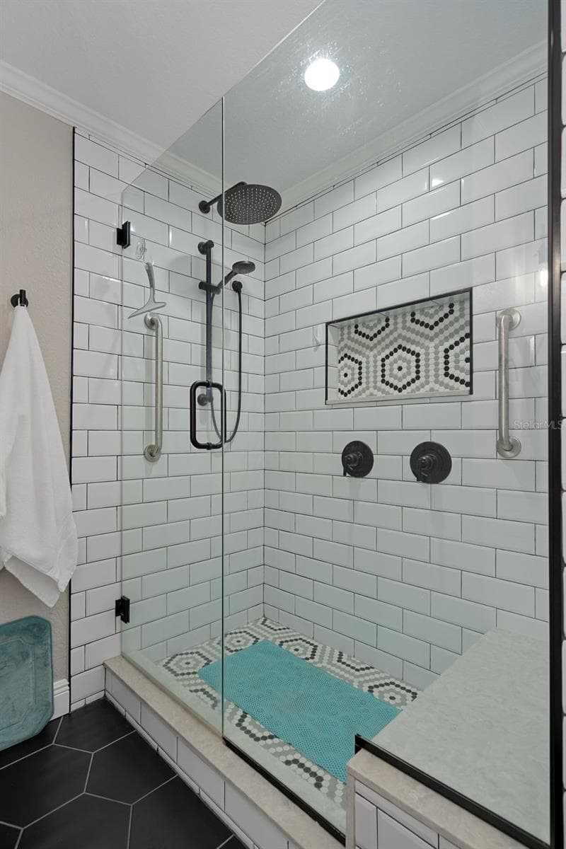 Primary bath - 5517 TROPIC DR, NEW PORT RICHEY